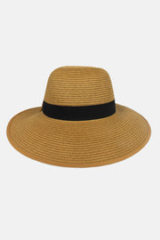 Floppy Straw Ponytail Sun Hat