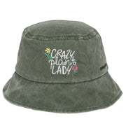 Crazy Plant Lady Ponytail Bucket Hat