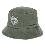 Crazy Plant Lady Ponytail Bucket Hat