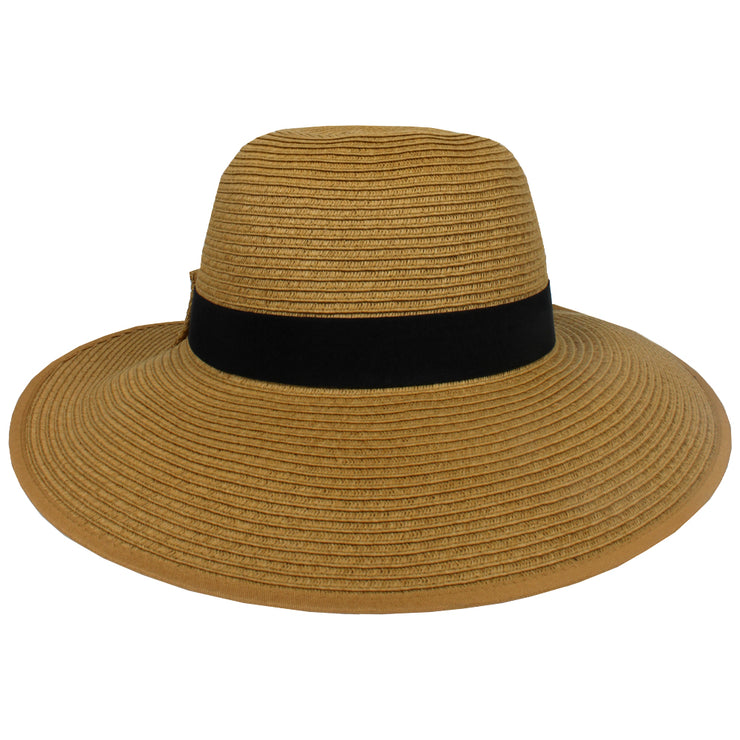 Floppy Straw Ponytail Sun Hat